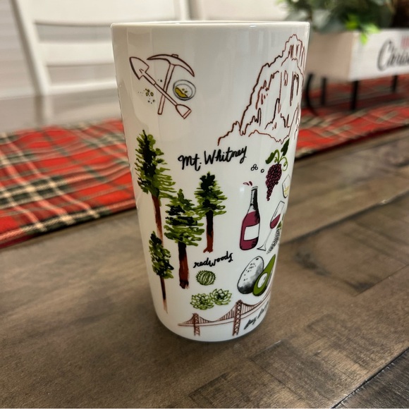 Starbucks Limited Edition 2016 California Double Wall Ceramic Tumbler 12 Oz - Picture 2 of 6